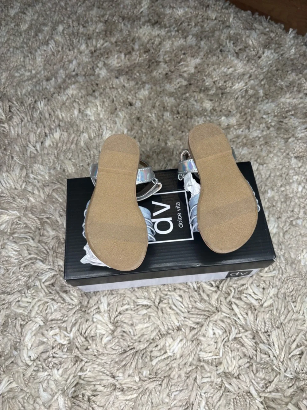 Dolce Vita Lil Corah Toddler Silver Sandal